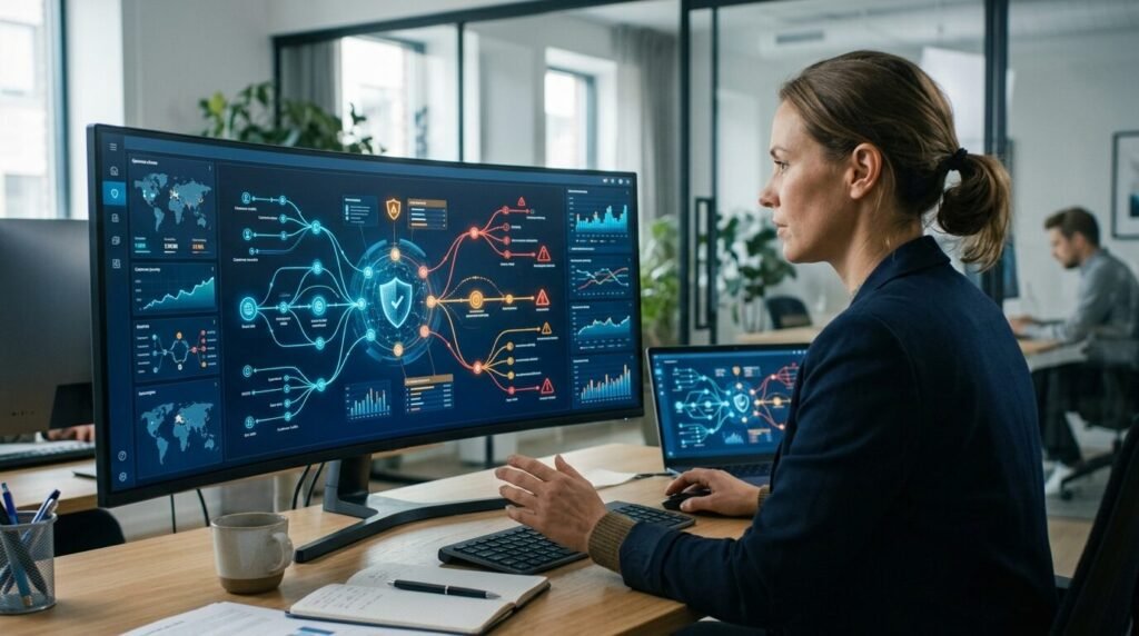 **Image prompt – Affiliate fraud detection and prevention in 2026**