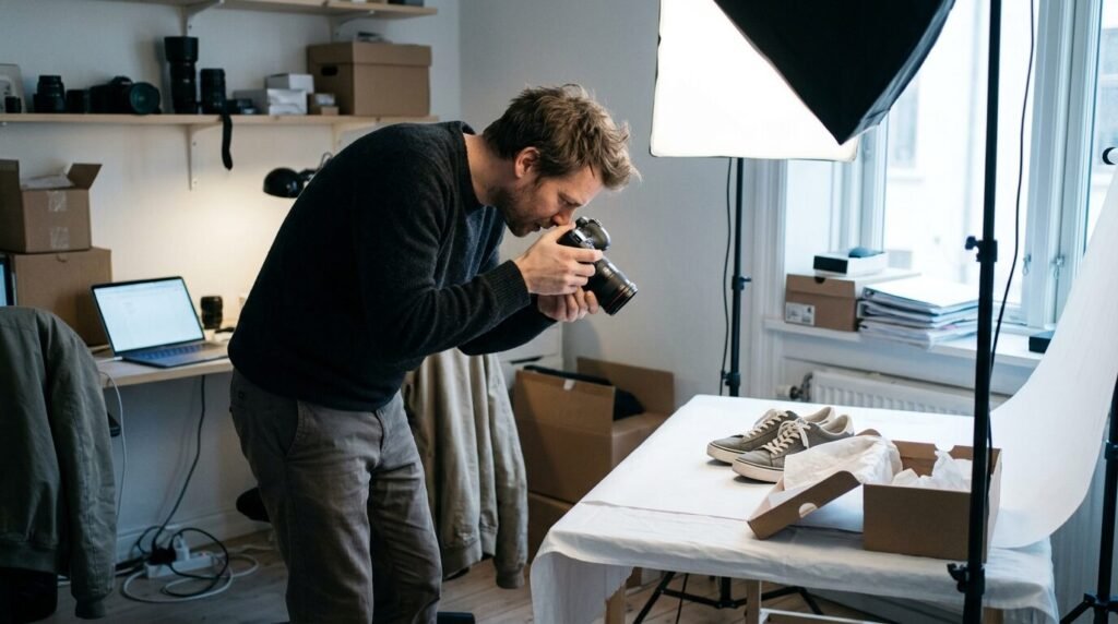 Product photography for a webshop
